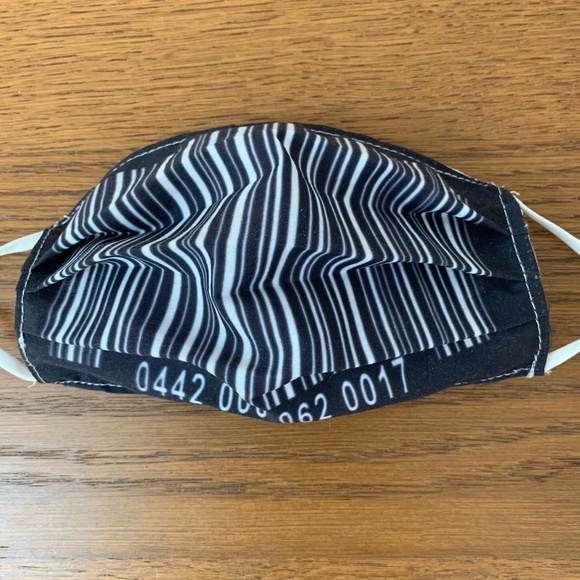 FACE MASK 2 layer Cloth BARCODE Adjust Ear Loop - Picture 8 of 11